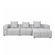 SOFA MODULAR RECLINABLE DERECHO SERATTA GRIS  -2-